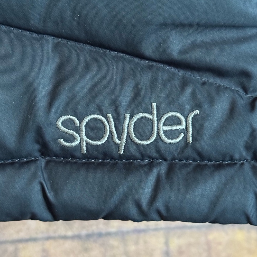 Spyder Women's Black Goose Down Puffer Jacket - Picture 3 of 8